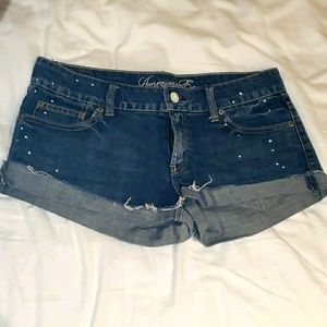 American Eagle Distressed denim shorts